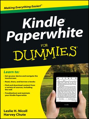 cover image of Kindle Paperwhite For Dummies